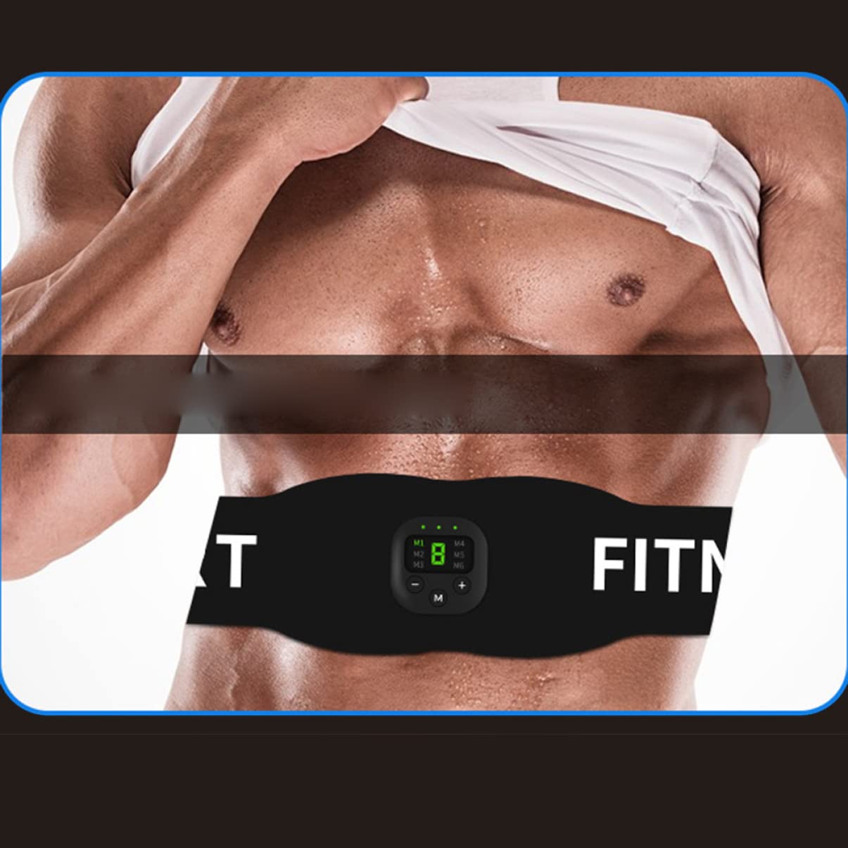 SkyShopy weight loss Abdomen Waist for Fitness Belt Abdominal Smart Home Men Exercise Women USB Training of Black Charging SkyShopy weight loss Abdomen Waist for Fitness Belt Abdominal Smart Home Men Exercise Women USB Training of Black Charging